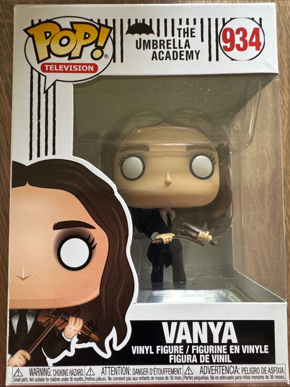 Funko Vanya Pop! Figure in Black and Brown